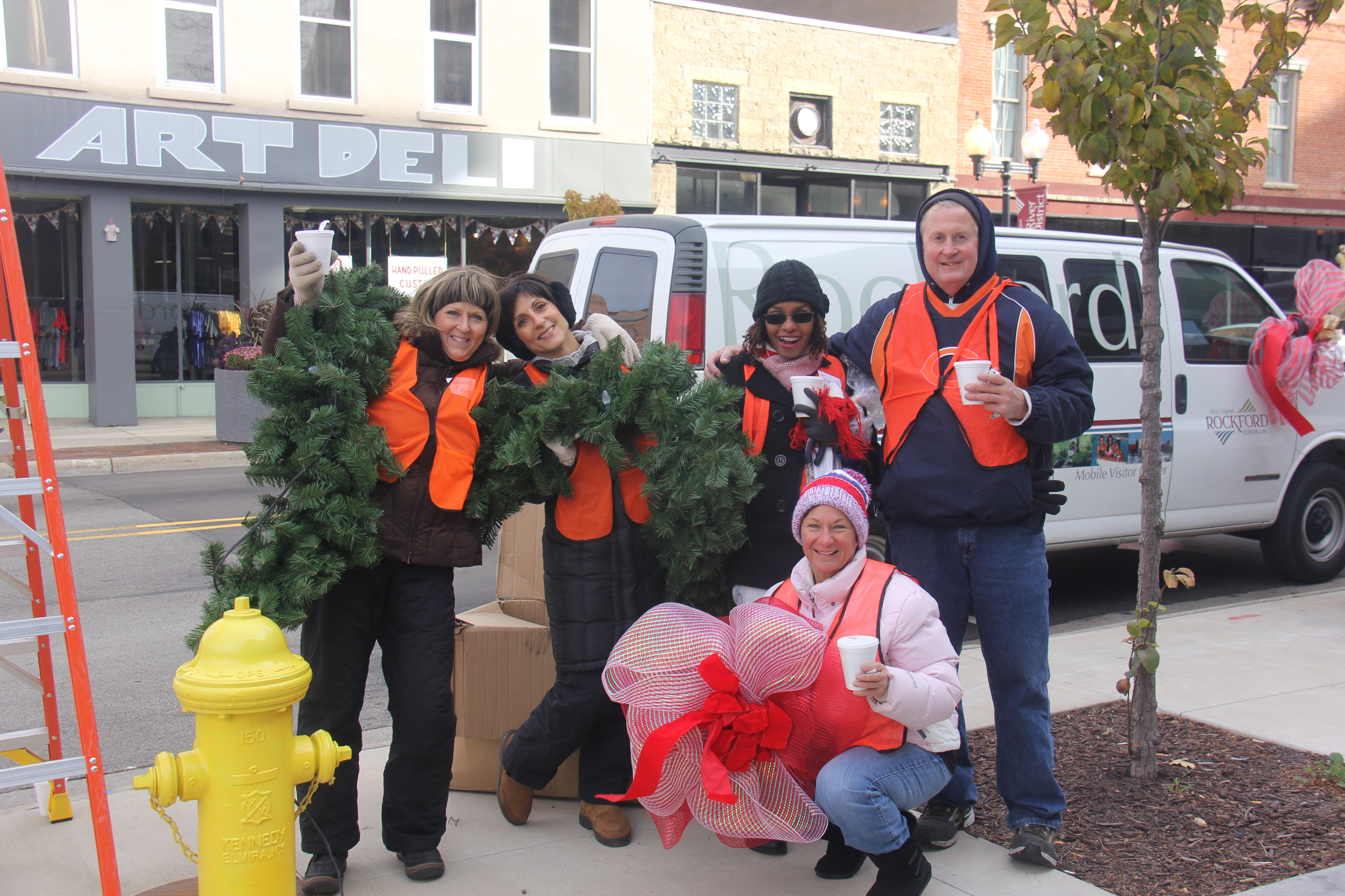 Stroll on State volunteers