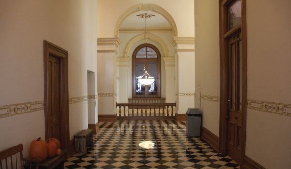 Crown Point Courthouse interior