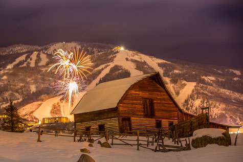 Barn Fireworks Steamboat Resort