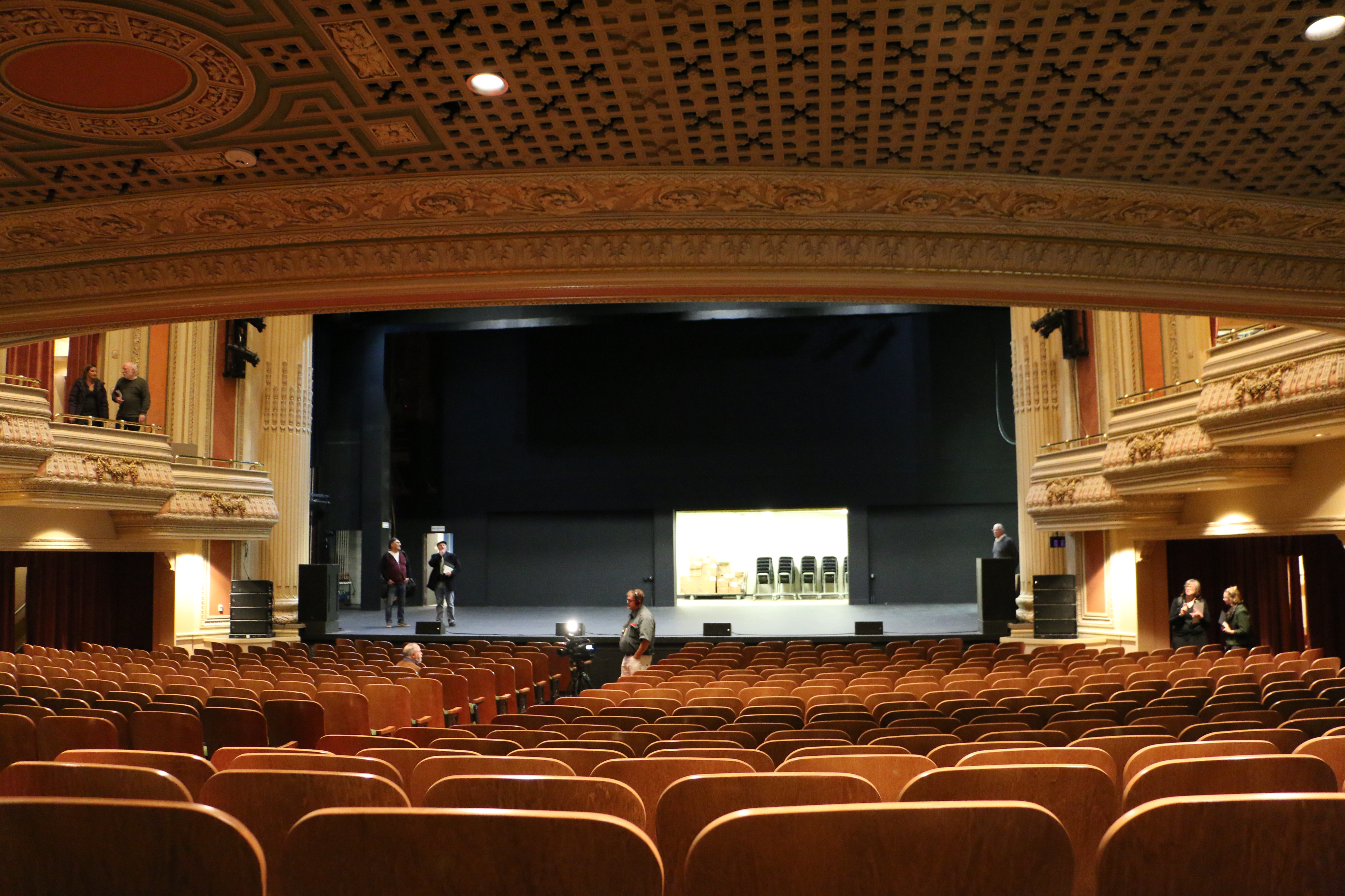 The guest view at the newly renovated Pantages Theater in Tacoma Washington