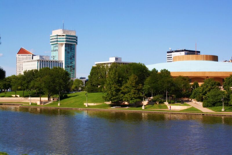 Downtown near Arkansas River