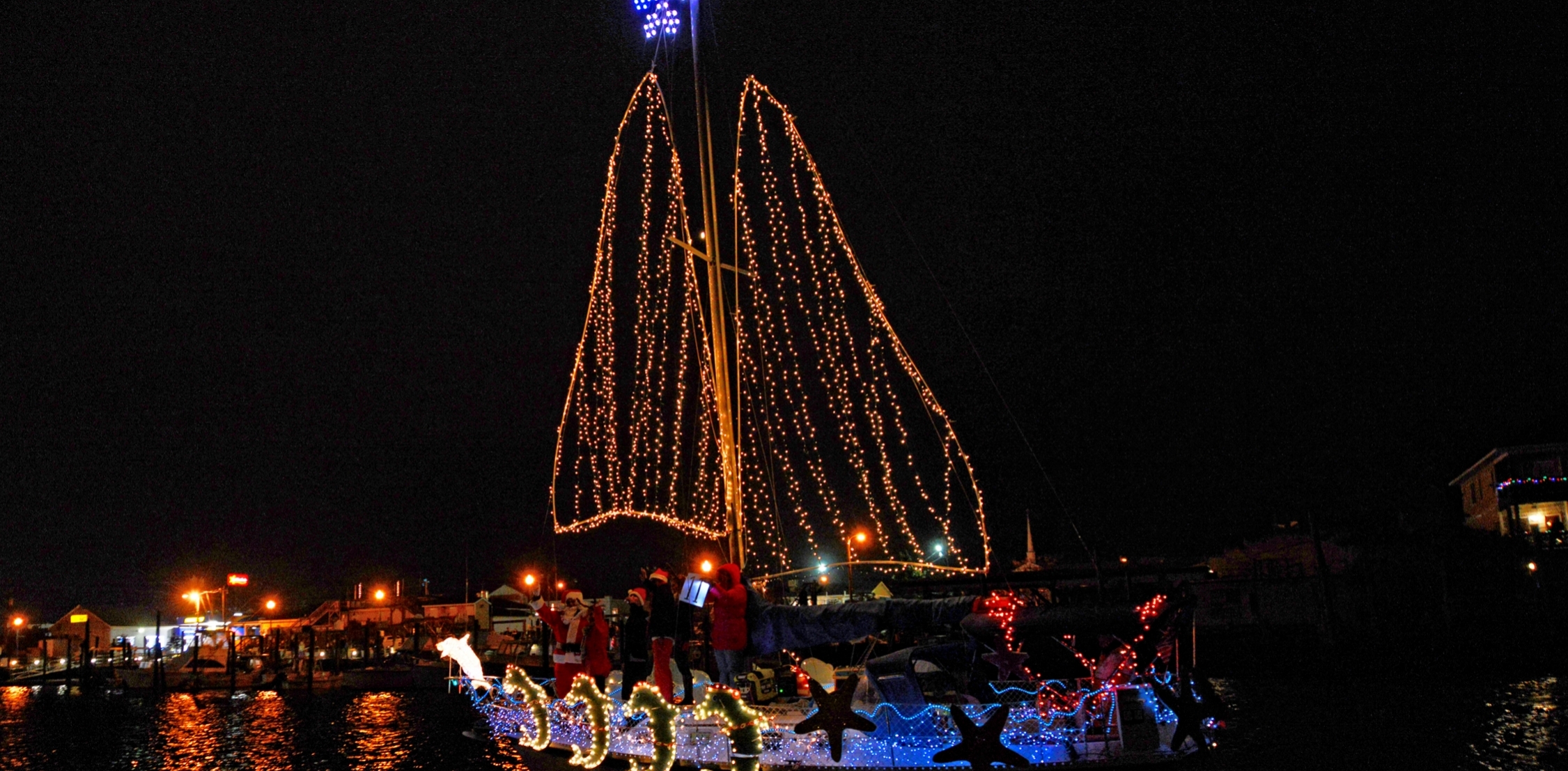 Island of Lights Sailboat Flotilla